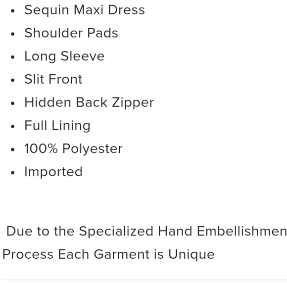 Fashion Nova Burgandy Sequin Maxi Formal Gown Sz 2X - Picture 5 of 9